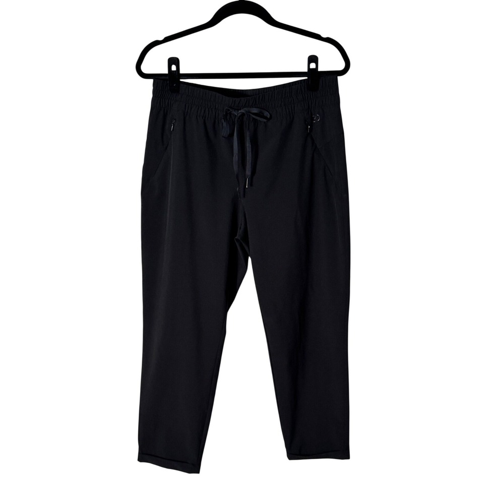 CALIA by Carrie Underwood Womens Jogger Pants Elastic Waist Stretch Black Medium - Picture 3 of 10